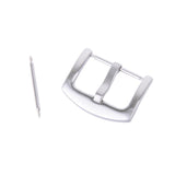 Maxbell 22mm Solid Stainless Steel Watch Band Strap Pin Clasp Tongue Buckle with Spring Bar