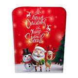 Maxbell Polyester Xmas Christmas Chair Cover Furniture Protective for Holiday Room Style A