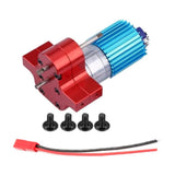 Max Maxb RC Car Speed Change Gear Box Metal Gearbox 370 Brush Motor Red