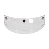 Maxbell Helmet Visor 3 Snap for Helmets with 3 Buttons Half Helmets Parts Transparent