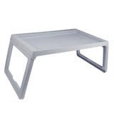 Maxbell Portable Folding Picnic Camping Desk Laptop Table Lazy Bed Desk gray