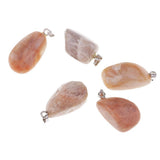 Max Natural Mineral Pendant Polished Stone Pendant Decor for Necklace Gifts #4