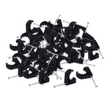 Maxbell 50Pcs Half Clamp Fixture Durable Premium J Clamp for Pex Tubing Pipe Support 2.54cm