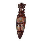 Maxbell Antique Old Collectible Decorative Hand Carved Wood African Masks  C-50CM