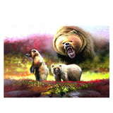 Maxbell DIY 5D Diamond Painting Embroidery Cross Stitch Kit 40x30cm Bear