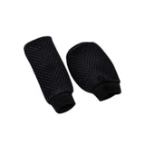 Maxbell Car Gear shifts Knob Cover with Handbrake Cover for Interior Decoration Black