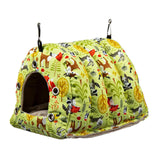 Maxbell Parrot Cage Hanging Hammock Birdhouse Comfortable Bird Nest for Hamster S