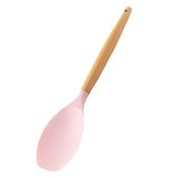 Maxbell Silicone Kitchenware Silicone Cooking Utensil with Wood Handle For Kitchen H
