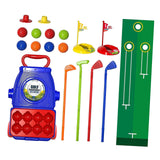 Maxbell Children's Golf Clubs Portable Outdoor Lawn Preschool Educate Kids Golf Toys Style A