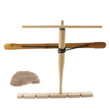 Maxbell Outdoor Primitive Fire Starter Tool Wood Bow Drill Survival Friction Kit Double