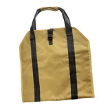 Maxbell Log Carrier Tote Carrying Rack Woodpile Firewood Carrier for Indoor BBQ khaki