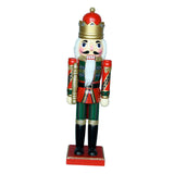 Maxbell Wooden Christmas Nutcracker King 14'' Statue for Halloween Gift Decorations