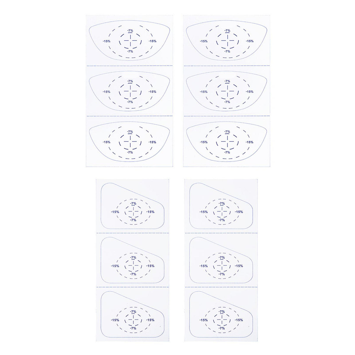 Maxbell Club Impact Stickers Accuracy Putters Club Golf Impact Tape Labels Men Women