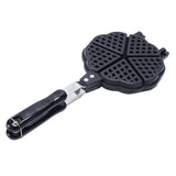 Maxbell Mini Waffle Maker Pan Party Food Maker Campware 6" for Snacks Breakfast