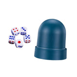 Maxbell Dice Cup Upgraded Flap W/ 5 Dices Bar Dice Professional for Restaurant Party Green