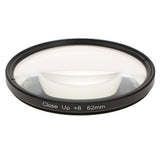 Max Close-Up +8 Macro Close Up Optical Lens Filter for DSLR Digital Cameras 62mm