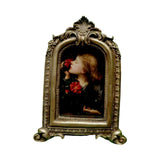 Maxbell Maxbell European Style Photo Frame Art Craft Ornate Embossed for Table Hallway Decor 10cmx5cmx14.5cm