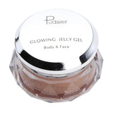 Maxbell 8 Jars Portable Beauty Eye Shadow Makeup Palette Shimmer Highlighter Set 03