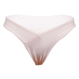 Maxbell Womens Low-Rise Thong T-Back Pearls Bottom G-String Underwear Pink XL