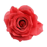 Max 10pcs Artificial Silk Rose Flower Heads Wedding Party Decoration Red