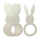 Maxbell 20Pcs Elegant Napkin Rings Bracket Ornament Accessories for Easter Home