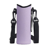 Maxbell Detachable Kettle Pouch Holder Neoprene Water Bottle Carrier for Camping Light Purple