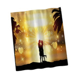 Maxbell Sunset Style Bathroom Shower Curtain Hooks Included Romanticism Home Decor A