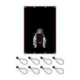 Maxbell Batting Cage Backstop Mat Heavy Duty Baseball Backstop Mat for Park Softball 244cmx183cm