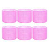Maxbell 6 Pieces Bangs Roll salon Adhesive Hairstyling Rollers 7.4cm
