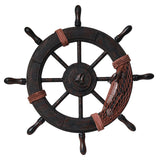 Maxbell Nautical Boat Steering Wall Decor for Farmhouse Hotel Photography Fittings A