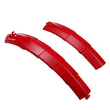 Maxbell Foldable Bicycle Bike Mudguard Adjustable Front Rear Mud Guard Red
