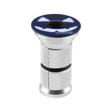 Maxbell Bike Stem Headset Top Cap 31.8mm Cap Easy to Install Fork Expander Bung Plug Halloween Smile