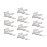 Maxbell 10Pcs Hat Hooks for Wall, Hat Rack Multifunctional Hat Storage Durable White