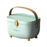 Maxbell First Aid Storage Box Container Bin Case Multipurpose Dustproof with Handle green