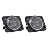 Max 1 Pair Amber Front Fender Side Parking Light for Jeep Wrangler JK 2007-2017