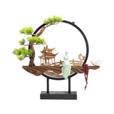Maxbell Backflow Incense Burner Incense Cones Holder Statue for Bedroom Decorations