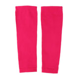 Max 2 Pieces Outdoor Compression Socks Calf Sleeve Shin Splint Support Wrap Rose