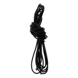 Maxbell 3mm Elastic Round Bungee Rope Shock Cord Tie Down Boats Trailers 5m Black