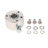 Max Universal Aluminum 360 Steering Wheel Quick Release Disconnect Hub Silver