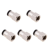 Max 5PCS Air Water Hose Tube Push In Female Thread Pneumatic Fittings DPCF8-02