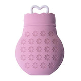 Max Maxb Silicone Hot Water Bottle Winter Warm Relaxing Heat Cold Therapy Purple 01