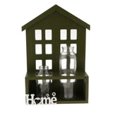 Max Glass Flower Vase Hydroponic Planter Pot Container Case Home Decor Green