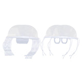 Maxbell 10x Safety Face Shield Anti-Saliva Kitchen Chef Hotel Visors Adjustable