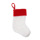 Maxbell 8.6 inch Plush Christmas Stocking Gift/Treat Bags 35cm Red Mouth