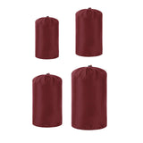 Maxbell 4x Nylon Compression Stuff Sack Lightweight Sleeping Bags Storage for Travel red