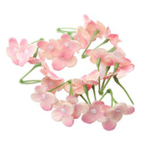Max 20Pcs Artificial Flower Heads Bridal Hydrangea Wedding Decor Pink 2
