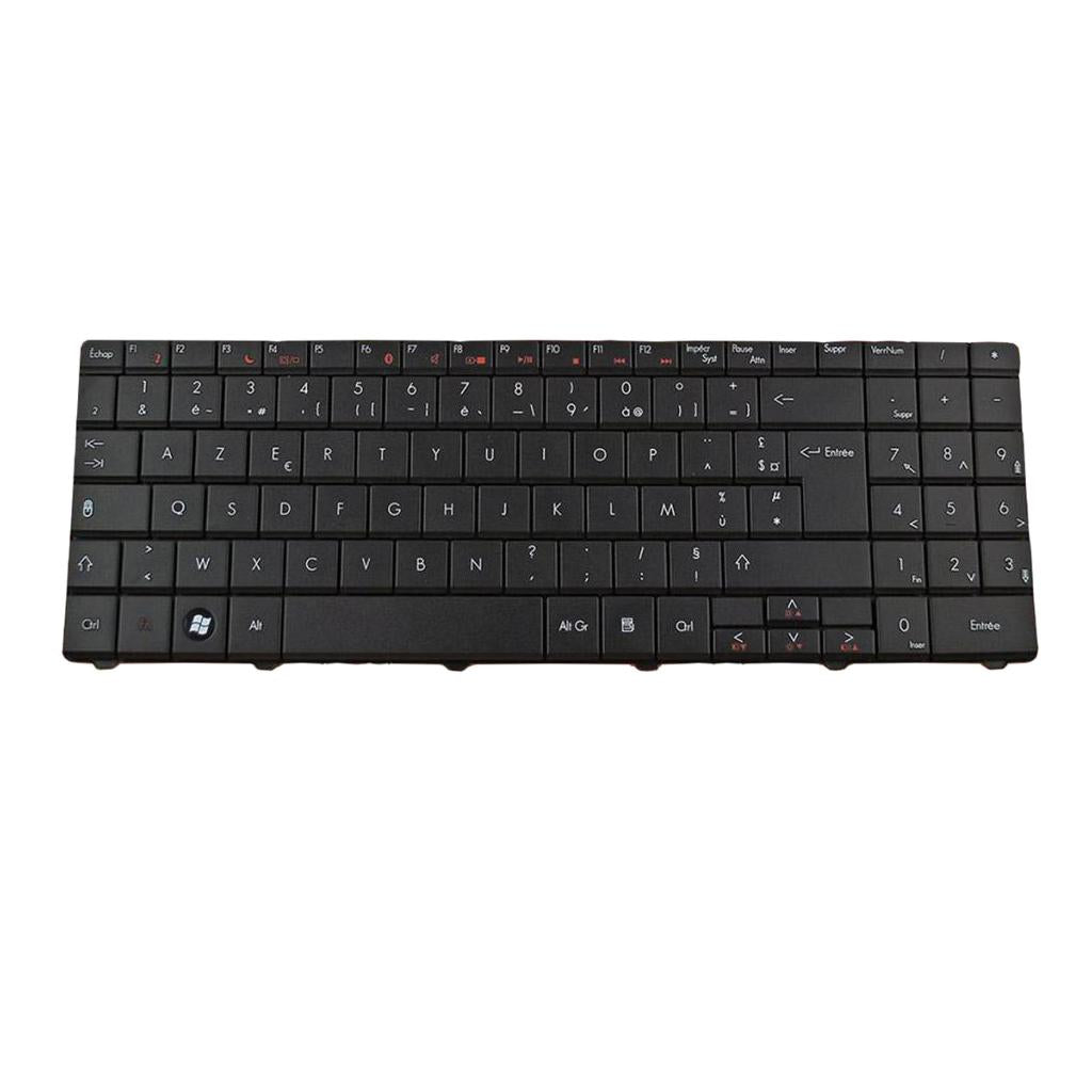Maxbell For GATEWAY NV52 NV53/Packard Bell EasyNote FR French Full Keyboard Black
