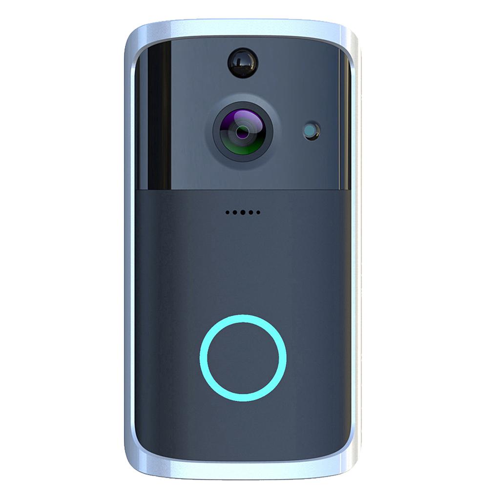 Maxbell FHD Wifi Anti-Theft Video Doorbell Wire-Free Security APP-Control Bell Black