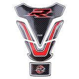 Maxbell 5D Carbon Fiber Red Motorcycle Fuel Tank Pad Protector Sticker  for FASP