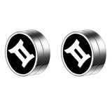 Maxbell Constellation Earrings Clips Stainless Steel Punk Magnet Ear Studs Gemini